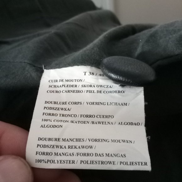 Lamb skin leather jacket - Picture 4 of 5